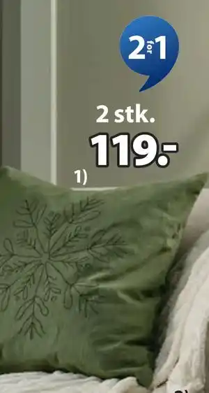 JYSK PETALIT pynteputetrekk, NOK 119 tilbud