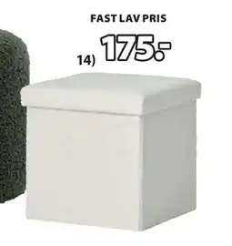 JYSK NYSTED puff, NOK 175 tilbud