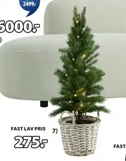 JYSK GRANE kunstig tre, NOK 275 tilbud