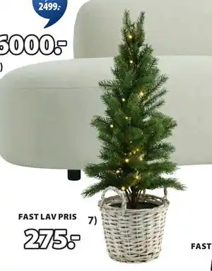 JYSK GRANE kunstig tre, NOK 275 tilbud