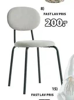 JYSK MALT spisestol, NOK 200 tilbud