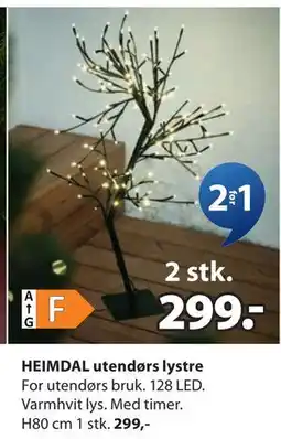 JYSK HEIMDAL utendørs lystre, NOK 299 tilbud