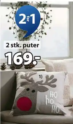 JYSK FLINGA pyntepute, NOK 169 tilbud