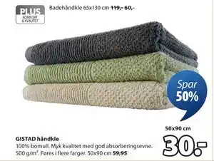GISTAD håndkle