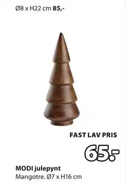 JYSK MODI julepynt, NOK 65 tilbud