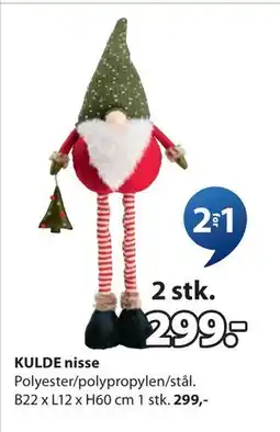 JYSK KULDE nisse, NOK 299 tilbud