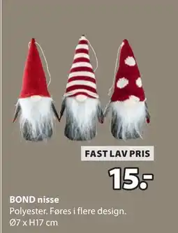 JYSK BOND nisse, NOK 15 tilbud