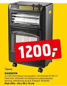 jem & fix GASSOVN, NOK 1200 tilbud