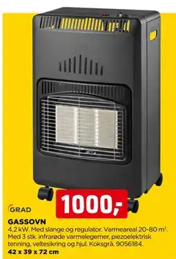 jem & fix GASSOVN, NOK 1000 tilbud