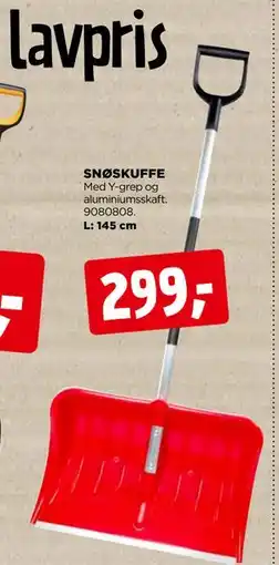jem & fix SNØSKUFFE, NOK 299 tilbud