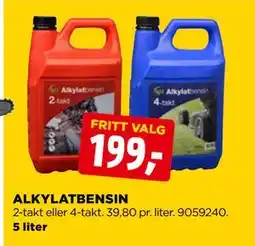 jem & fix ALKYLATBENSIN, NOK 199 tilbud