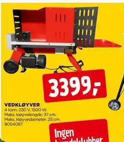 jem & fix VEDKLØYVER, NOK 3399 tilbud