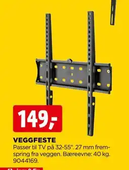 jem & fix VEGGFESTE, NOK 149 tilbud