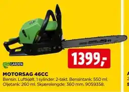 jem & fix MOTORSAG 46CC, NOK 1399 tilbud