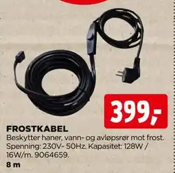 jem & fix FROSTKABEL, NOK 399 tilbud