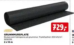jem & fix GRUNNMURSPLATE, NOK 729 tilbud