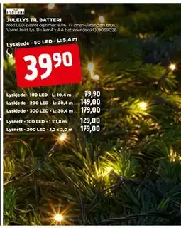 jem & fix JULELYS TIL BATTERI tilbud