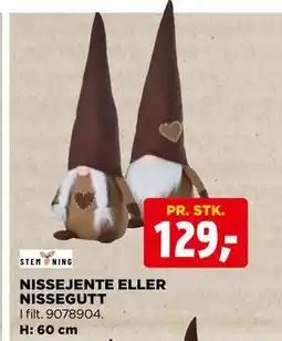 jem & fix NISSEJENTE ELLER NISSEGUTT, NOK 129 tilbud