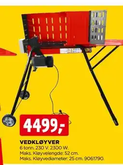 jem & fix VEDKLØYVER, NOK 4499 tilbud