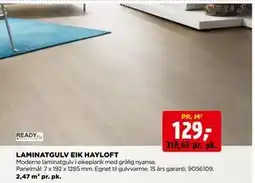 jem & fix LAMINATGULV EIK HAYLOFT, NOK 129 tilbud