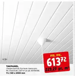 jem & fix TAKPANEL, NOK 613.72 tilbud