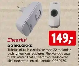 jem & fix DØRKLOKKE, NOK 149 tilbud
