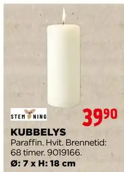 jem & fix KUBBELYS, NOK 39.9 tilbud