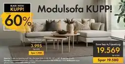 Fagmøbler Karmøy sofabord sett, NOK 3995 tilbud