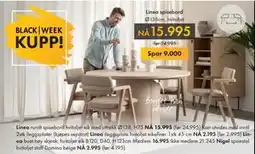 Fagmøbler Linea spisebord, NOK 15995 tilbud