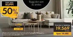 Fagmøbler Sone høy m/sjeselong, NOK 19569 tilbud