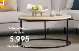 Fagmøbler Nobel sofabord, NOK 7645, Medlemspris tilbud
