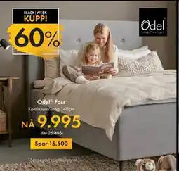 Fagmøbler Odel Foss Kontinentalseng 140cm, NOK 9995 tilbud
