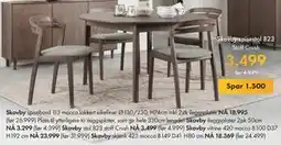 Fagmøbler Skovby spisestol 823, NOK 3499 tilbud