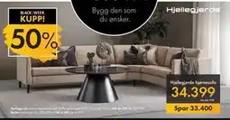 Fagmøbler Hjellegjerde hjørnesofa, NOK 34399 tilbud