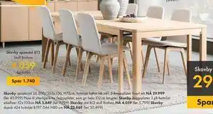 Fagmøbler Skovby spisestol 813, NOK 4059 tilbud