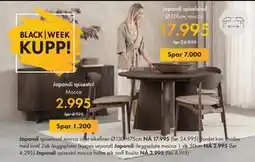 Fagmøbler Japandi spisestol, NOK 2995 tilbud