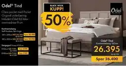 Fagmøbler Odel Tind Kontinentalseng 160 cm tilbud