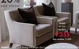 Fagmøbler Nobel lav stol, NOK 11695, Medlemspris tilbud