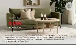 Fagmøbler Impression 3-seter, NOK 12499, Medlemspris tilbud