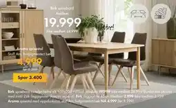 Fagmøbler Birk spisebord, NOK 24999, Medlemspris tilbud
