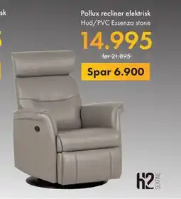 Fagmøbler Pollux recliner elektrisk, NOK 14995 tilbud