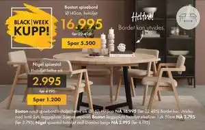 Fagmøbler Nigel spisestol, NOK 2995 tilbud