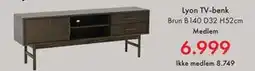 Fagmøbler Lyon TV-benk, NOK 8749, Medlemspris tilbud