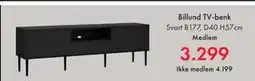 Fagmøbler Billund TV-benk, NOK 4199, Medlemspris tilbud