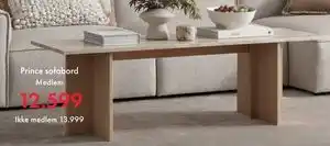 Fagmøbler Prince sofabord, NOK 13999, Medlemspris tilbud
