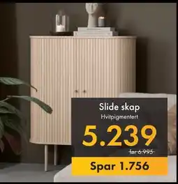 Fagmøbler Slide skap, NOK 5239 tilbud