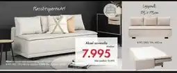 Fagmøbler Aksel sovesofa, NOK 10695, Medlemspris tilbud