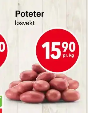 Poteter, NOK 15.9