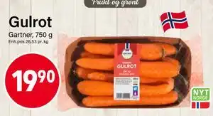 Nærbutikken Gulrot, NOK 19.9 tilbud