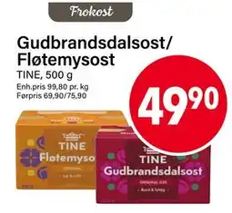 Nærbutikken Gudbrandsdalsost/ Fløtemysost, NOK 49.9 tilbud